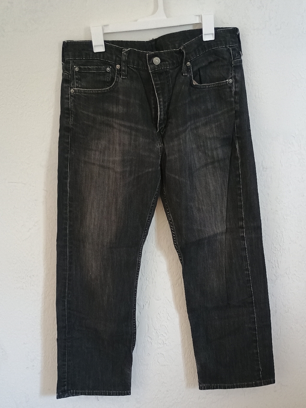 Levi's Men's Charcoal Slim Straight Jeans